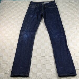 Gustin California Slim Raw Denim Jeans Selvedge‎ Dark Wash Mens